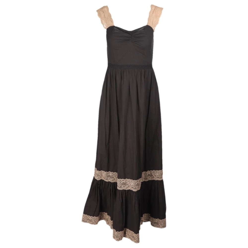Gucci lace trim midi
